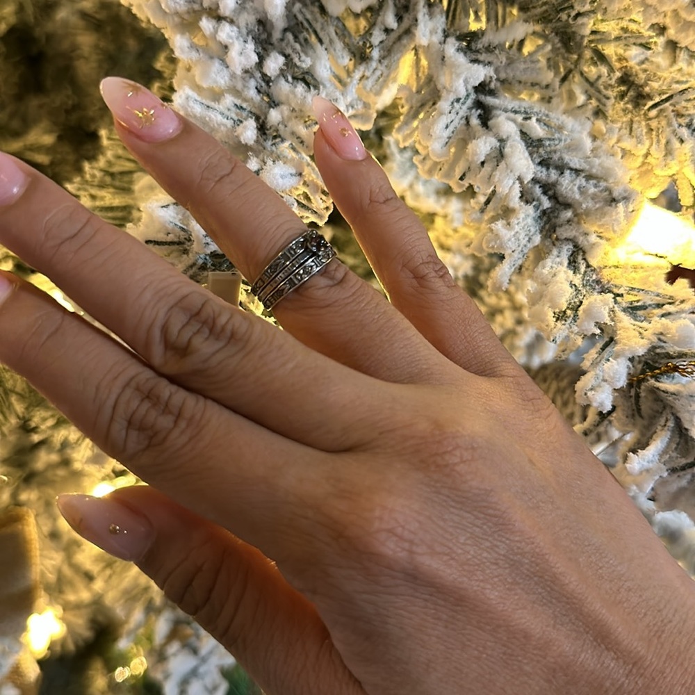 3 Stack Set, Sterling Silver Rings - image 3